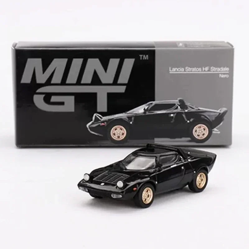 

MINIGT In Stock 846 1:64 Lancia Stratos HF Stradale Nero Diecast Diorama Model Collection Miniature Toys