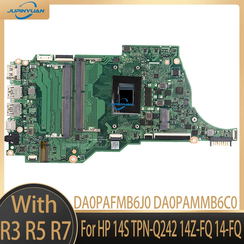 

DA0PAFMB6J0 DA0PAMMB6C0 For HP 14S TPN-Q242 14z-FQ 14-FQ Laptop Motherboard With R3-5300 R5-5500 R7-5700 CPU DDR4 100% Full Test