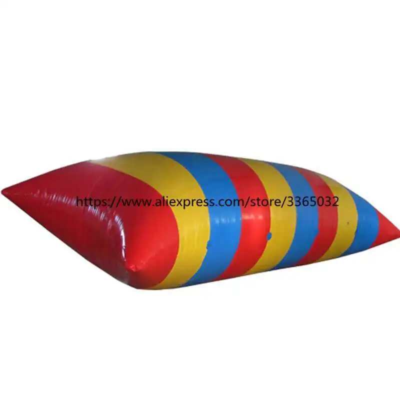 Oreiller gonflable de saut de plage, prix bon marché, jouets blocs d'eau, sacs gonflables, catapulte d'eau à vendre