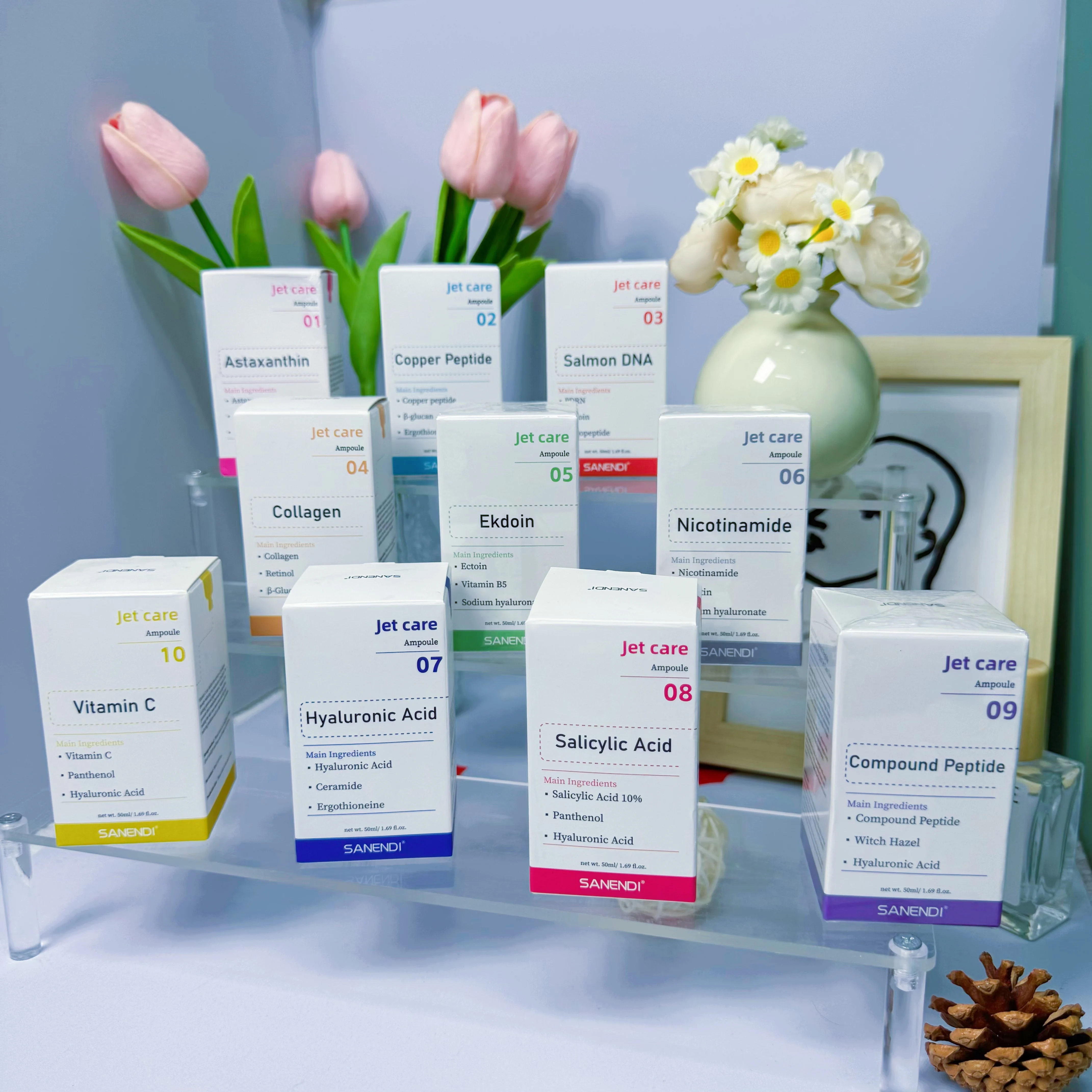 سلسلة العناية ببخاخ الوجه - مجموعة العناية بالبشرة الأساسية لصالونات التجميل المرطبة والترطيب #3