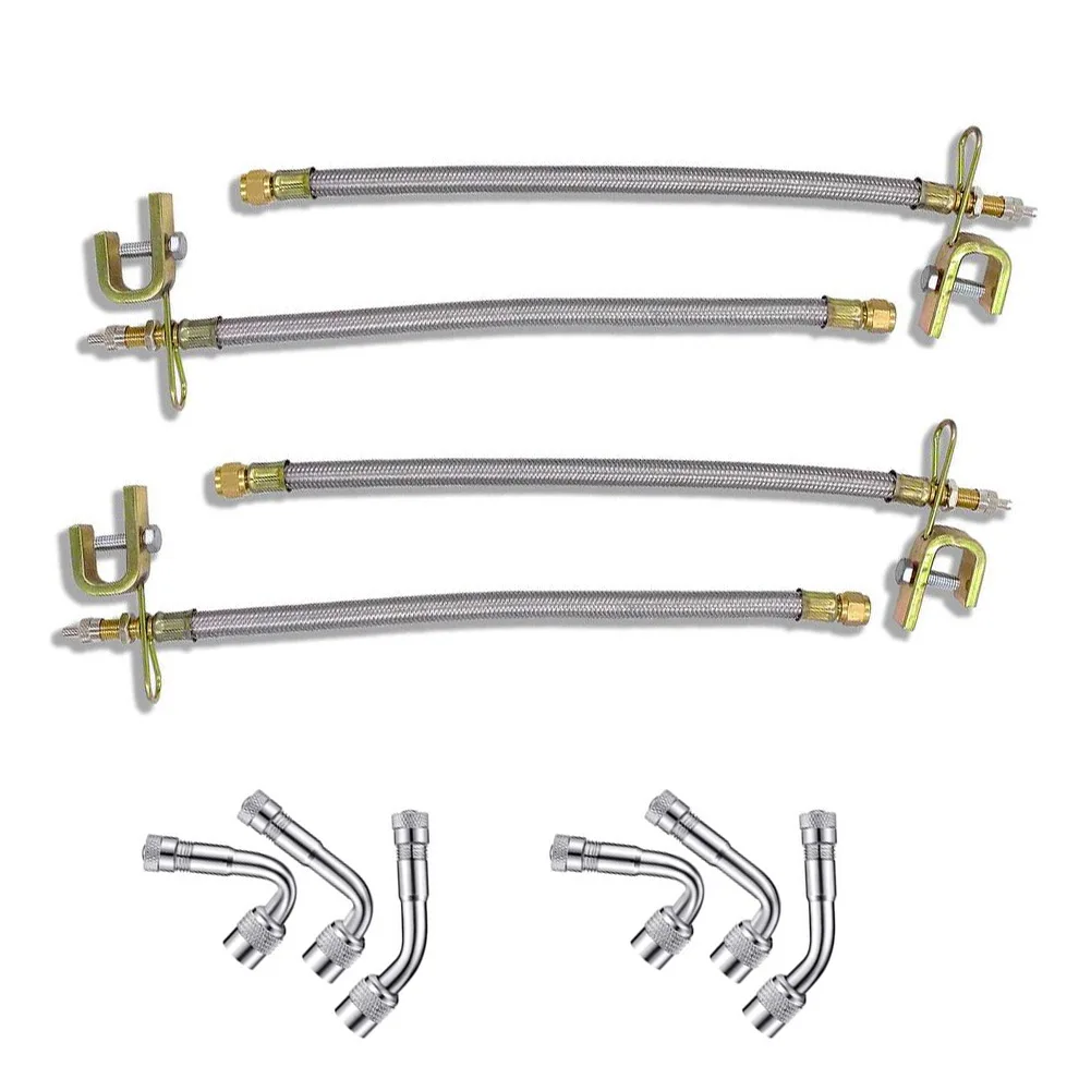 Easy Install Valve Adapters Plastic Metal Valve Stem Extenders 45 Degree Angle 90 Degree Angle 135 Degree Angle
