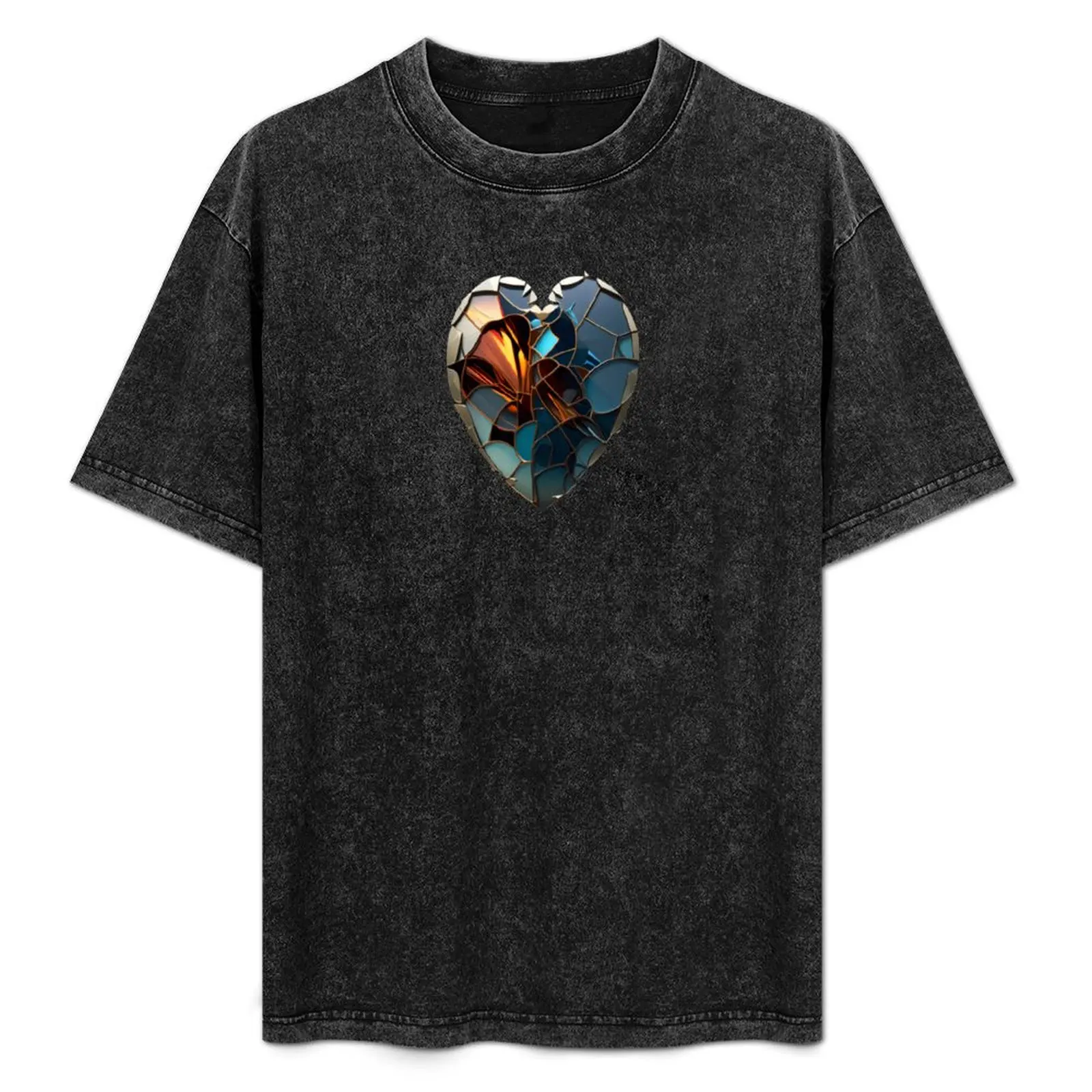 

Heart - Stained Glass T-Shirt Plus Size Quick Dry Sports Tee
