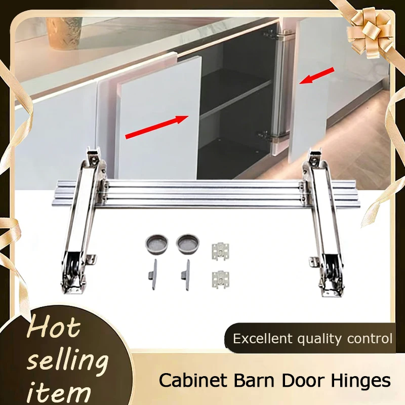 Soft Closing Cabinet Wardrobe Hinges Sliding Door Rails Smart Damping Silent Hardware Bus Door & Folding Door Accessories