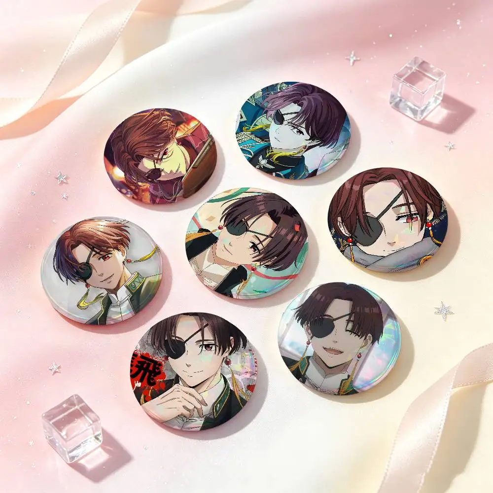Hayato Suo Anime Character Badges 25 32 44 58 75 Mm Round Cosplay Pin Bag Decor Fans Collect Friends Gifts Brooch Souvenir