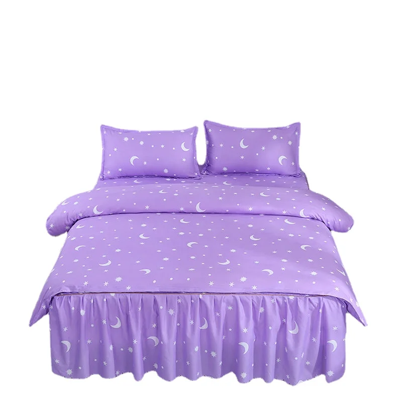 

Bedding Set Bed Linen Cartoon Winter Thickened Velvet Four-piece Flannel Coral Polyester Bed Sheets Comforter Bedspreads