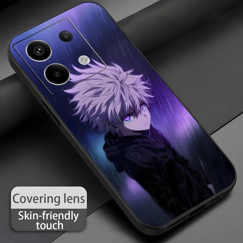 Anime H-Hunter K-Killua  Phone Case For Redmi Note 14 13 12 11 Pro Plus S 5G 14C A3 Soft Black Phone Cover