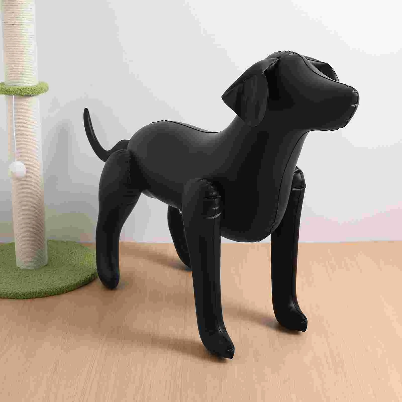 Pet Clothing Model The Outfit Display Stand for Dog Self Standing Inflatable Dogs Models Decoration Mannequins Stage Prop Pvc