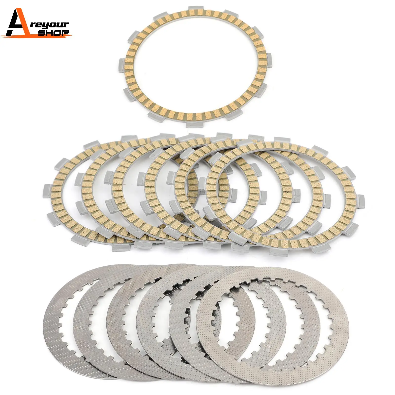 

Areyourshop for Suzuki VS VL VZ 400 750 800 Boulevard SV650 VZ800 Marauder VS800 VS400 M800 Clutch Kit Steel & Friction Plates