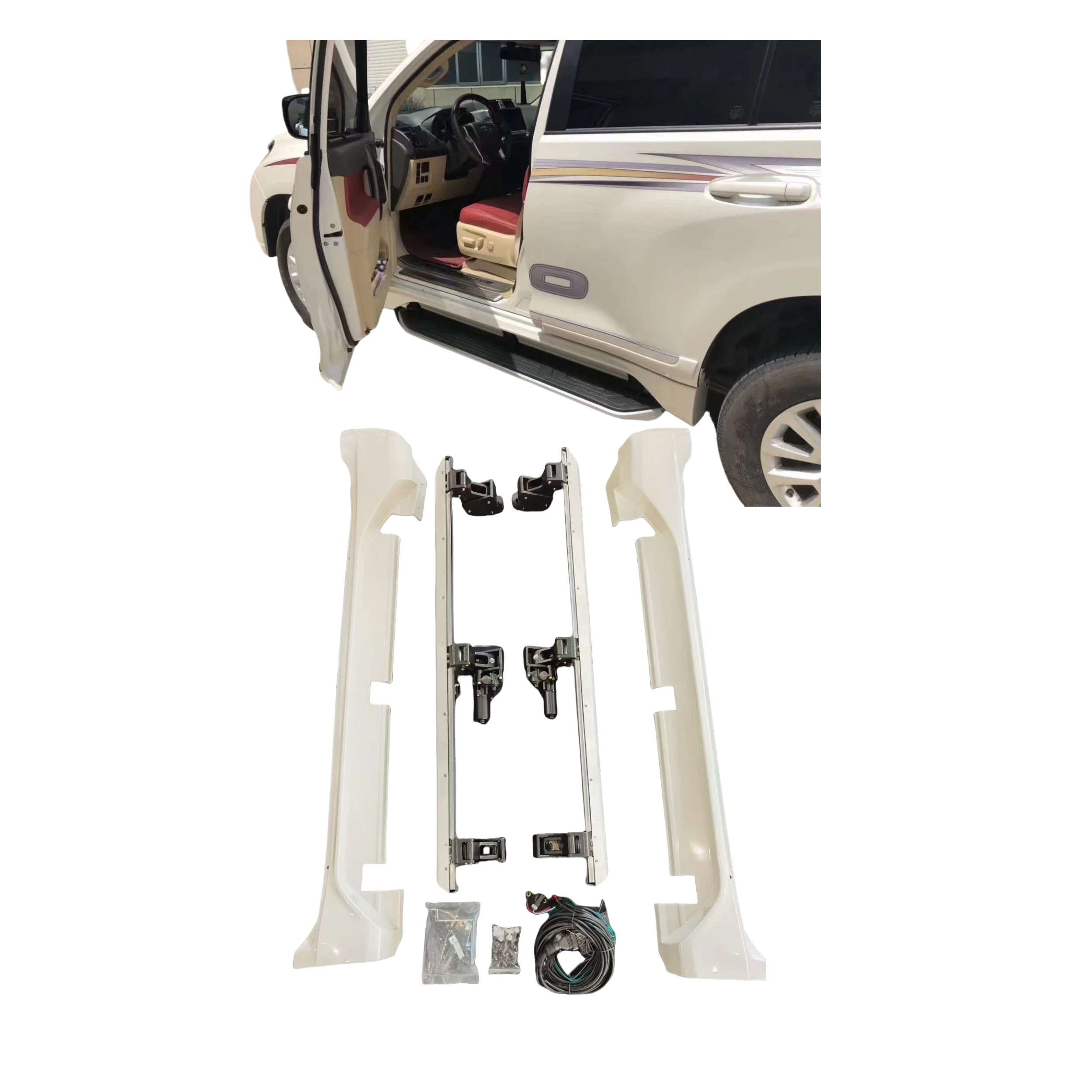 

Электрическая подножка для Prado FJ150, высококачественные жемчужно-белые автомобильные аксессуары