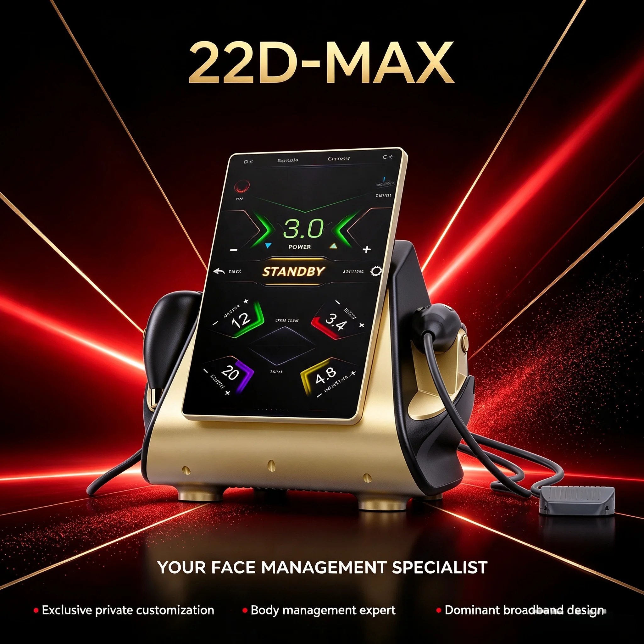 Latest Model 22D MAX HIFU Beauty Equipment Facial Tightening Lift Body Slimming Fat Reduction Professional Salon Machine