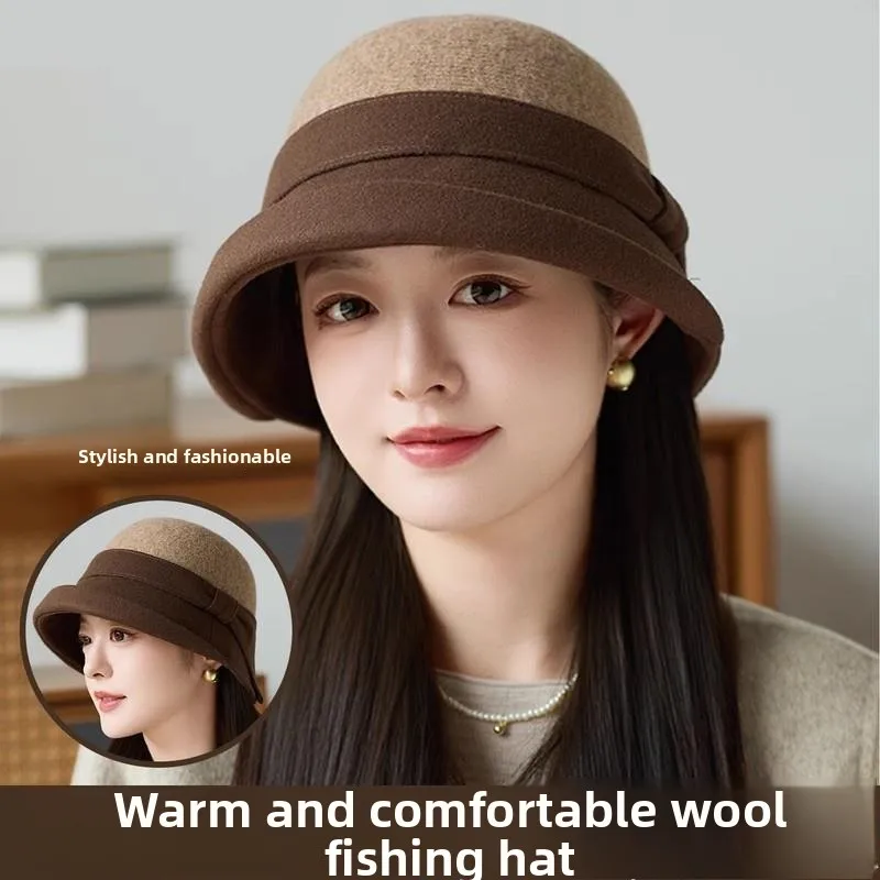 

Теплая вязаная шапка-бини для мамы, зимняя женская шапка, уютная и модная осенне-зимняя головная убор для женщин