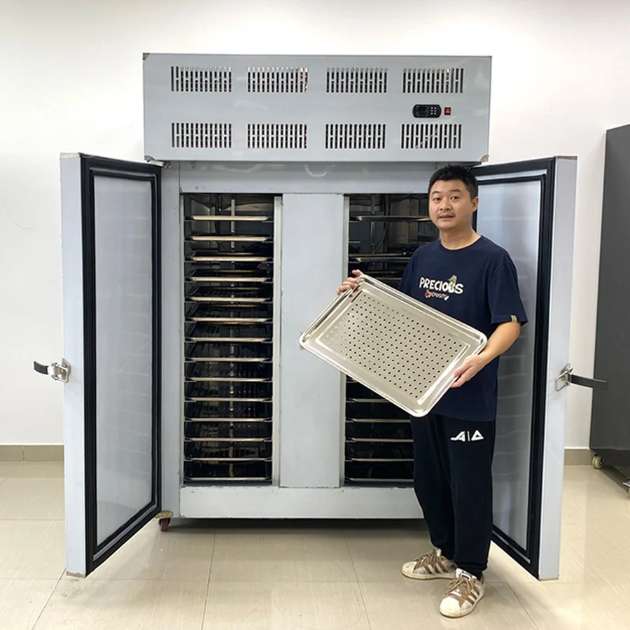 Customized 15-tray durian and strawberry fruit balls IQF food processing machine quick-freezing plate freezer