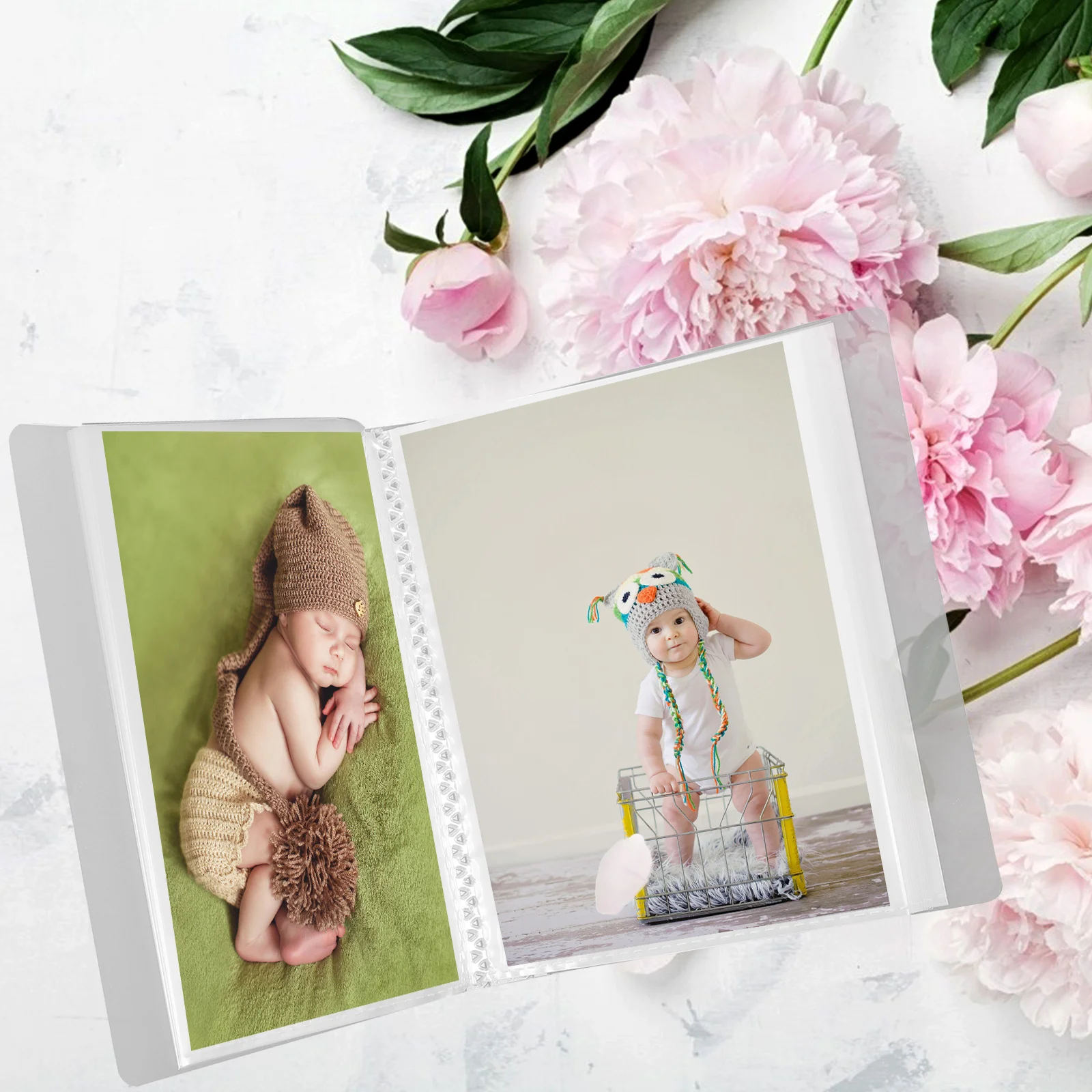 Вставной карманный альбом для хранения, материал PE, многофункциональный органайзер для фотографий для карточек, билетов, приема для делового использования в домашнем офисе