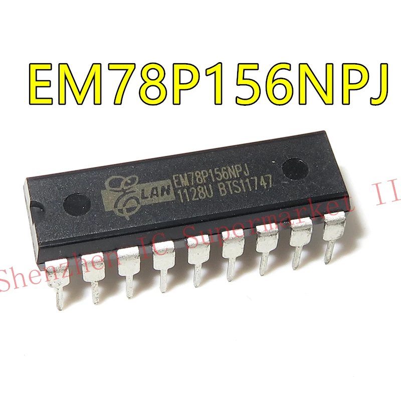 1pcs/lot EM78P156NPJ EM78P156 DIP-18 In Stock