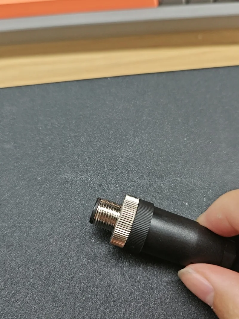 M12-Steckverbinder PG9 Wasserdicht 4/5/8-polig Stecker Buchse Gerade Winkellos Lötfreie Schraubklemme für 6-8mm Kabel – Detail 9