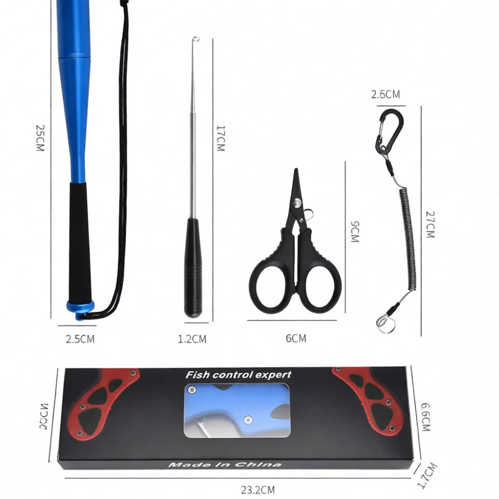 Durable Fishing Plier Stainless Steel Saltwater Resistant Hook Remover Line Cutter Tool Portable Tackle For Lure Angling