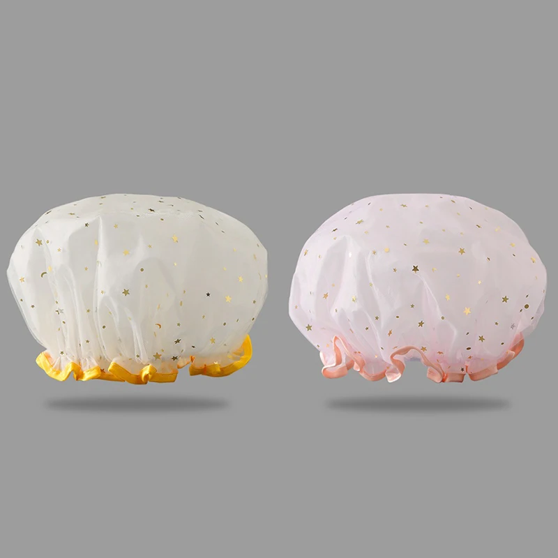 Luxury Women's Reusable Shower Cap Bonnet