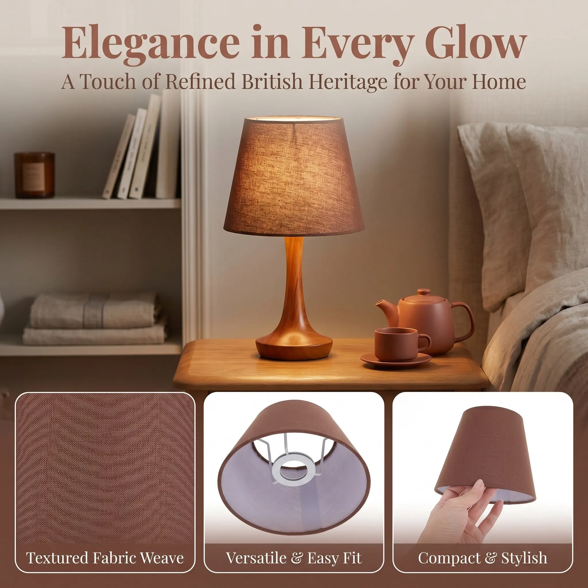 Macaron Fabric Drum Lamp Shade Pendant Lamp Cover Modern Decorative Light Fixture for Bedroom Living Room Office Hotel