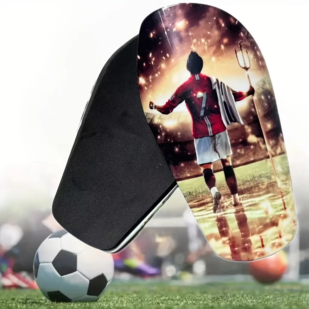 High-Quality Cartoon Element Football Leg Protector Football Gear with Fun Design Sports Protection Equipment-1 Pair