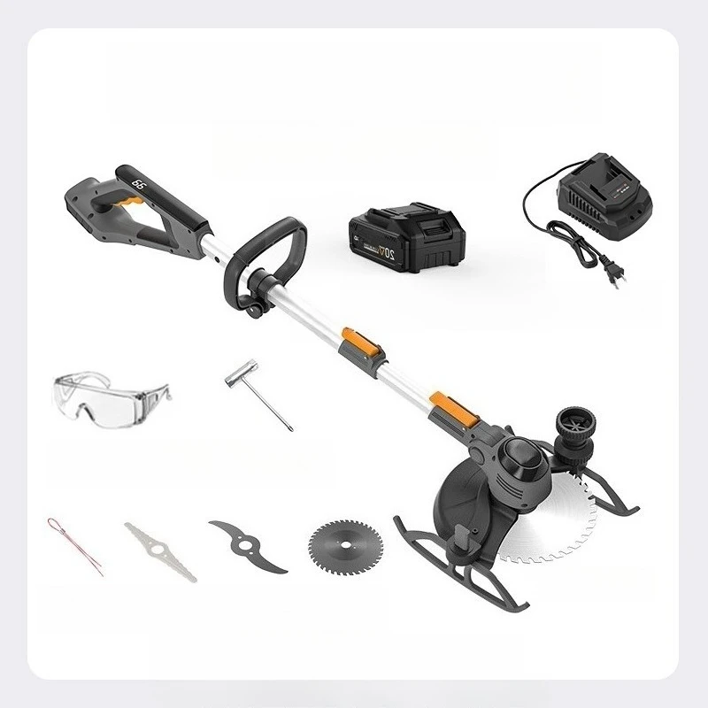 

Electric lawn mower small household push lawn mower multifunctional lawn trimmer lithium battery l