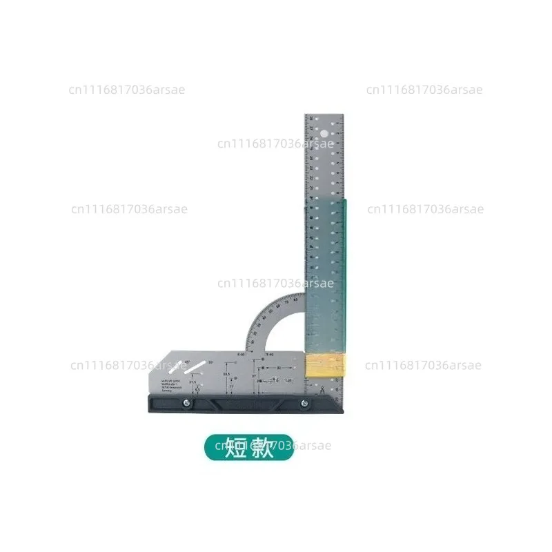 Square Ruler 90 Degree Multi-functional Woodworking  High Precision Universal Hole Ruler
