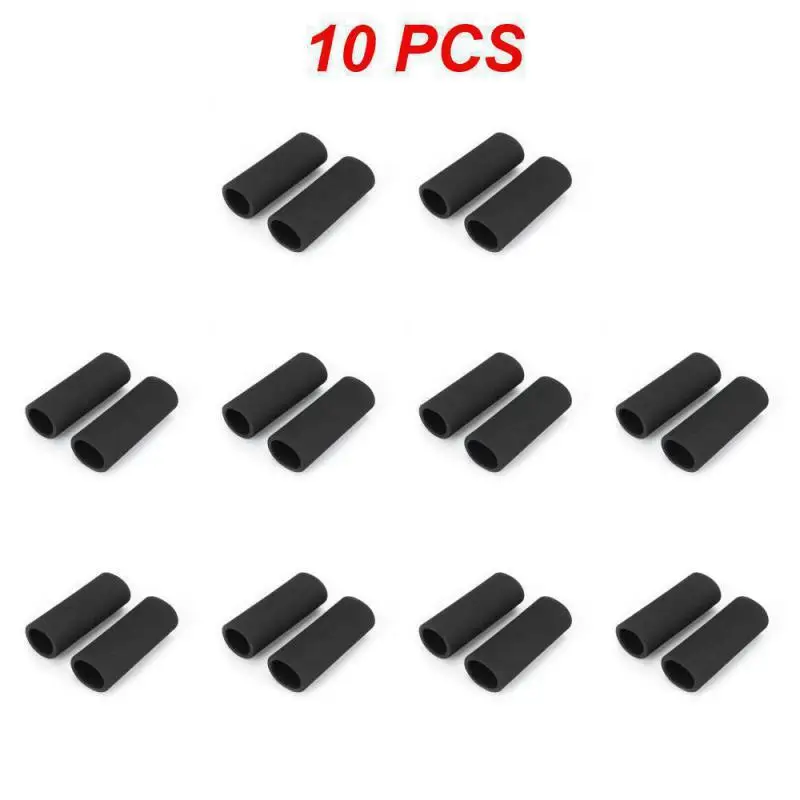 10Pairs Universal Motorcycle Handlebar Grips Non-slip Soft Foam Motorbike Cycling Handle Bar Grip Cover