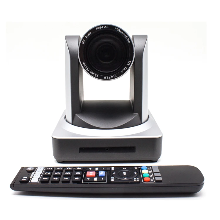 กล้องประชุม TCHD ซูม 12 เท่า ความละเอียด 1080P สำหรับห้องประชุม ระบบสตรีมมิ่ง IP แบบ PTZ
