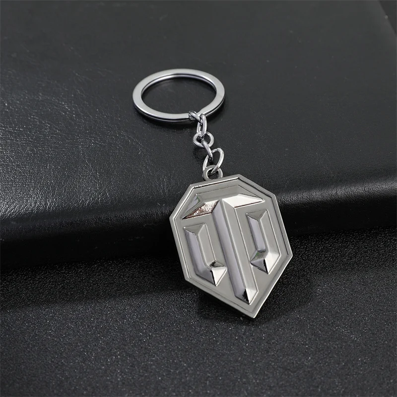 Metal World of Tank Keychains for Men, Llaveros Keyring, Clothing Accessories, WOT, Hot Sale