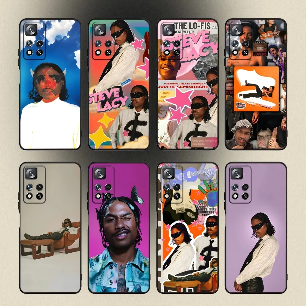 

S-Steve Lacy Singer Gemini Rights Phone Case For Samsung Galaxy A20,A21s,A22,A31,A32,A52,A53,A72,73,A80,A91 Soft Black Cover