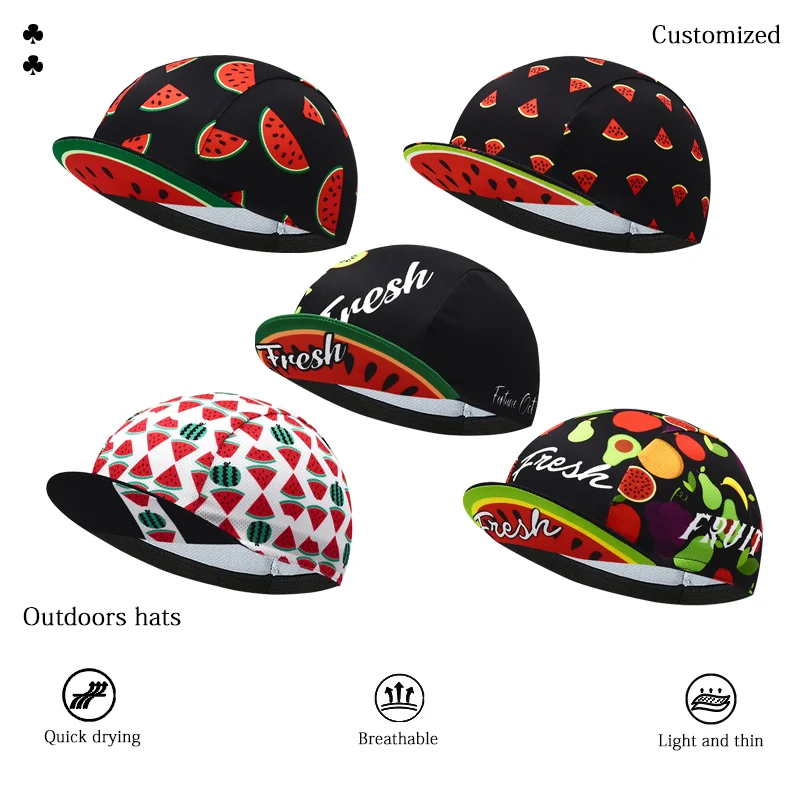 

New Sports Bicycle Hats Sunscreen Cycling Caps Breathable bike Hat Customized