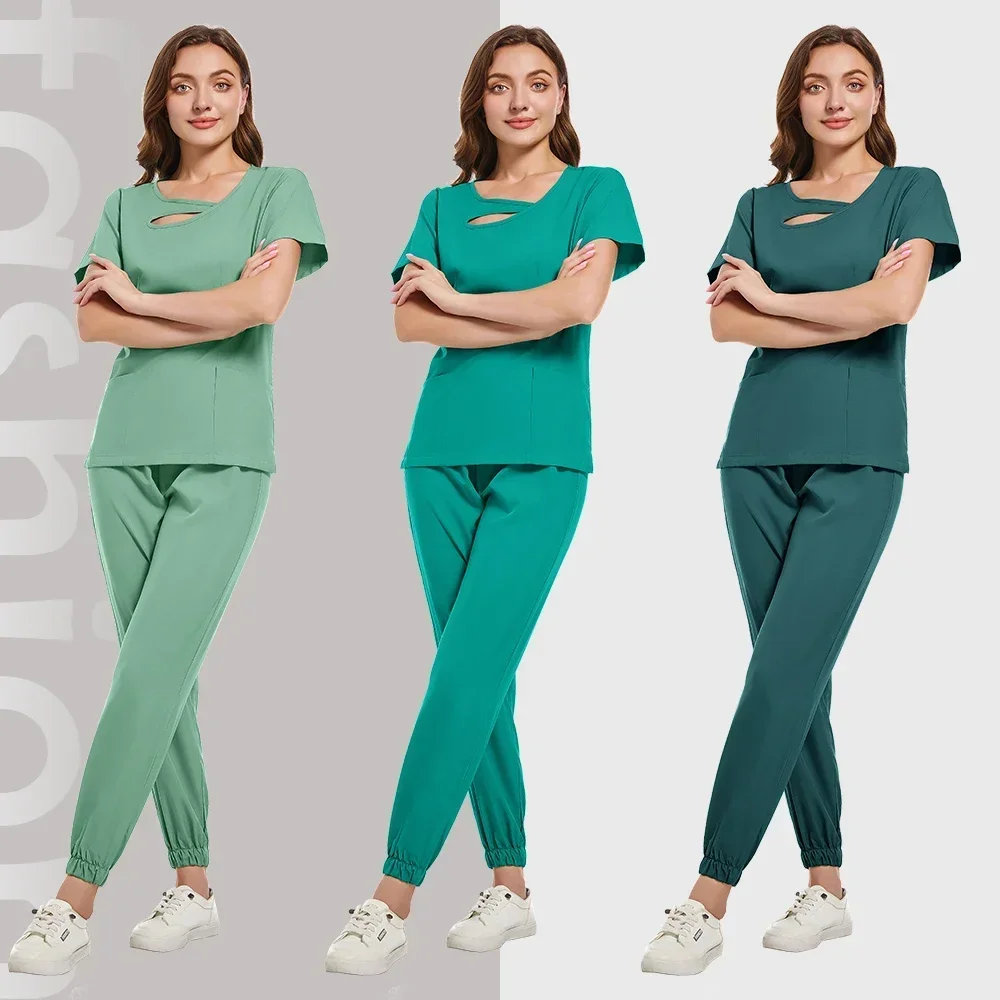 

Medical Uniforms Clothing for Women Scrubs Sets Hospital Doctors Clothes Nurses Accessories Dental Clinic Beauty Salon Workwear