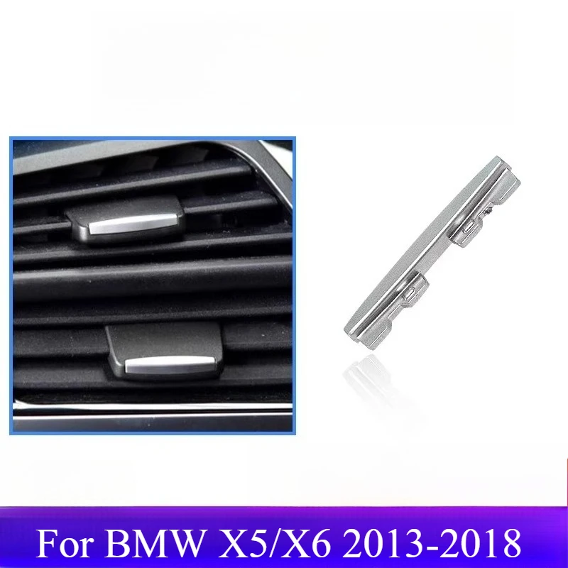 For BMW X5/X6 2013-2018 Air Conditioner Panel Out Trend Pick Electroplating Trim Silver Bright Sequin Repair Package Accessories