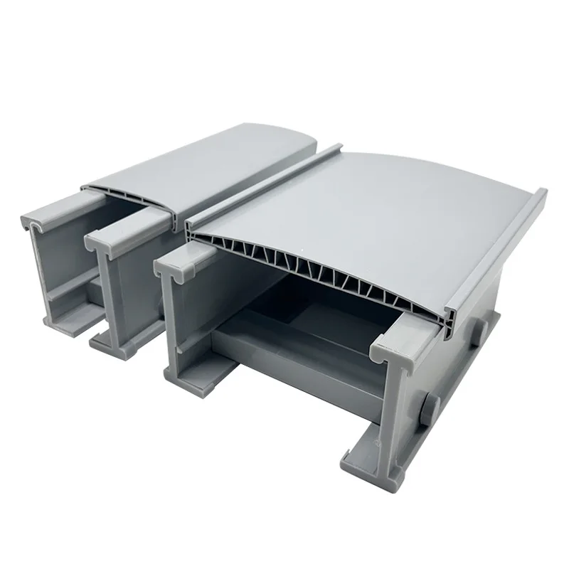 

Composite trough cable tray made of plastic and steel, trapezoidal support plate, factory hollow structure cable tray