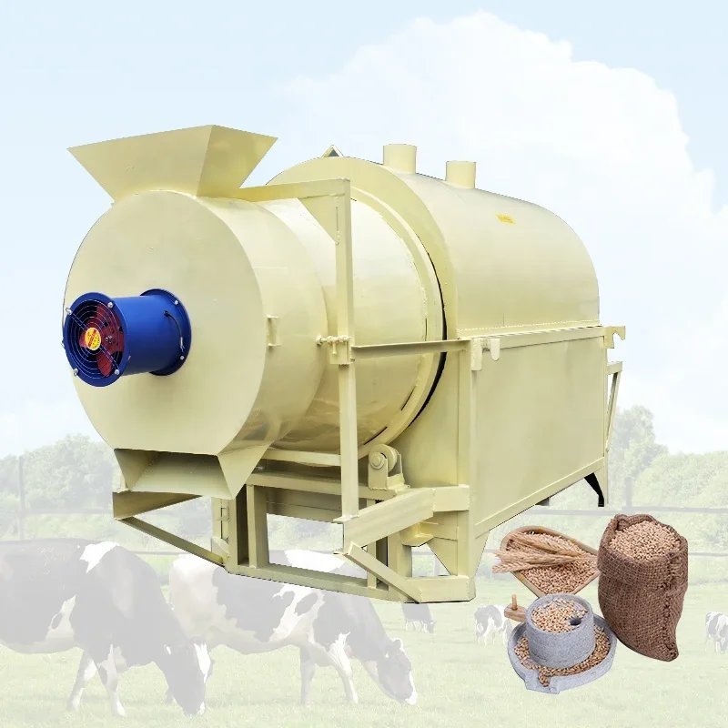 

Small Organic Fertilizer Rotary Drum Dryer Poultry Waste Chicken Manure Drier Livestock Cow Dung Rotary Drum Dryer