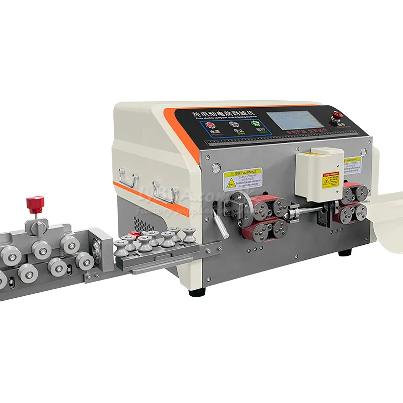 LY-850F Touch Screen Auto High Precision Electric Thick Wire Stripping Machine Customized Peeling Length Front 0-500mm in 50mm²
