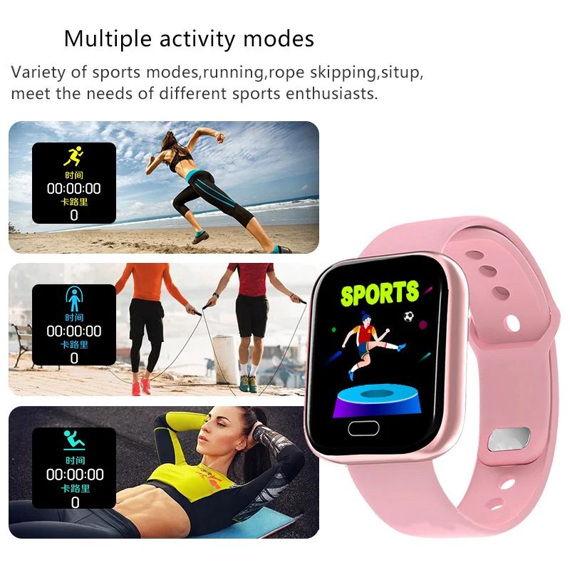 Kids Smart Watch Men Fitness Tracker Heart Rate Monitor For Boys Girls Waterproof Sports Wristwatch Child Smart Digital Watches