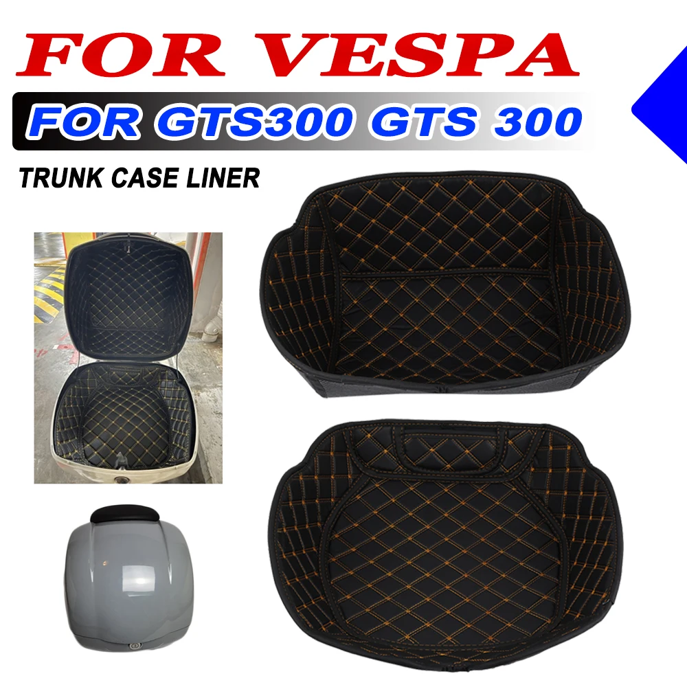 For Vespa GTS300 GTS 300 Motorcycle Accessories Trunk Case Liner Luggage Box Inner Container Tail Case Trunk Lining Protector