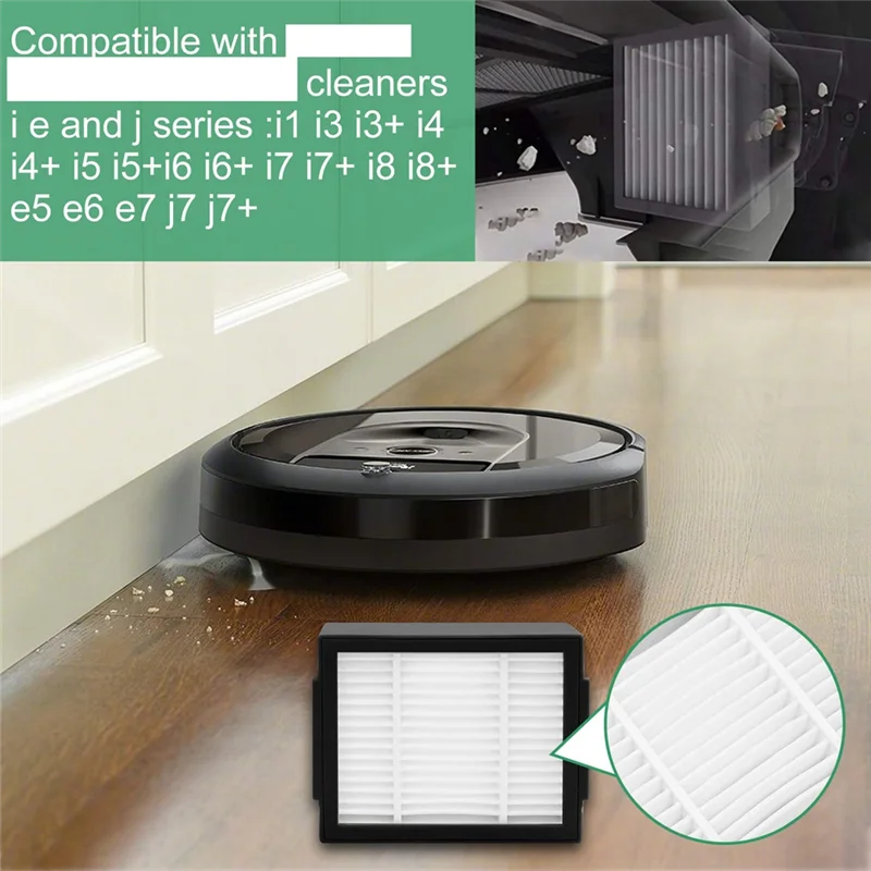 

B49Запасные части, боковая щетка, HEPA-фильтр, совместимый для iRobot Roomba E5 E6 E7 I3 I4 I5 I7, аксессуары для пылесосов