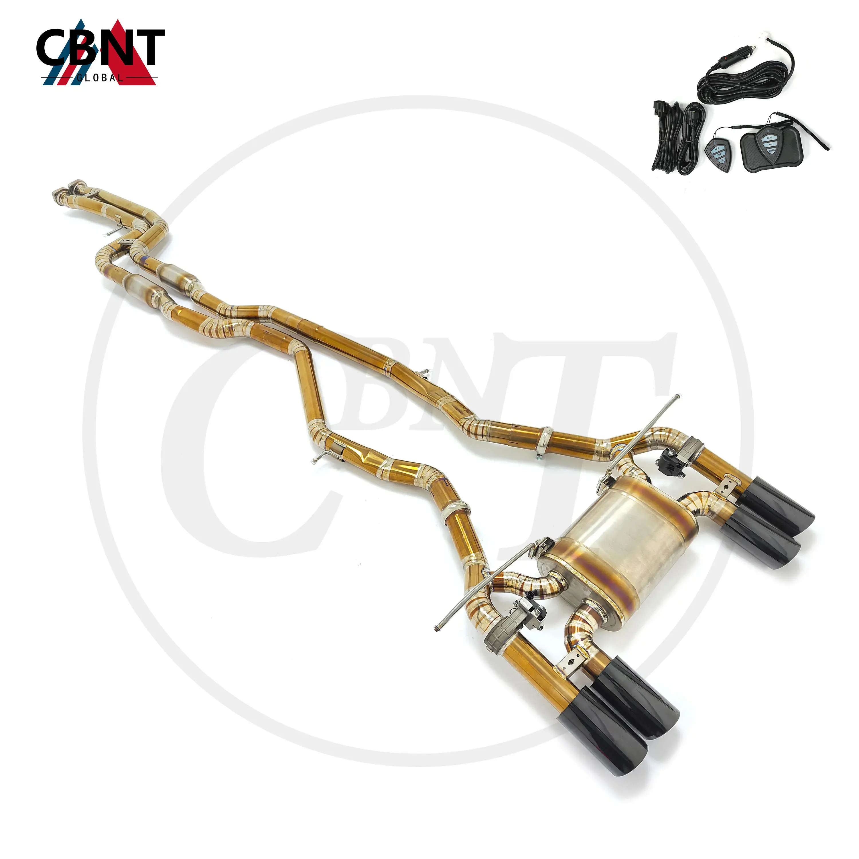 

CBNT Exhaust Pipe with Valve Muffle for BMW F80 M3 F82 M4 3.0T High Quality TC4 Titanium Alloy Performance Valved Catback