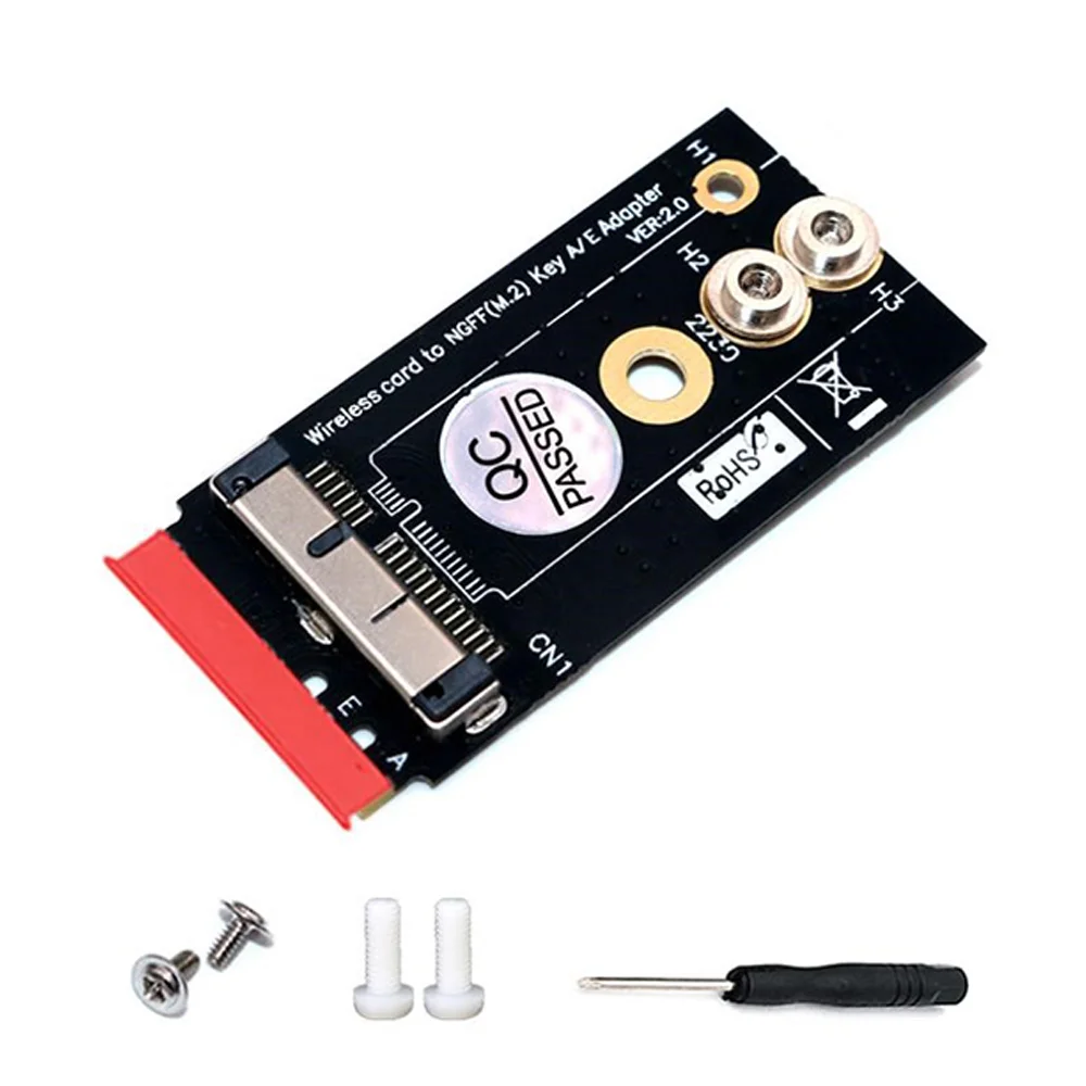 Adaptador WiFi BCM94360CS2 BCM 943224 PCIEBT2 12 + 6Pin para NGFF Key A/E M.2 Cartões WiFi Adaptador WiFi Placa de rede para Mac
