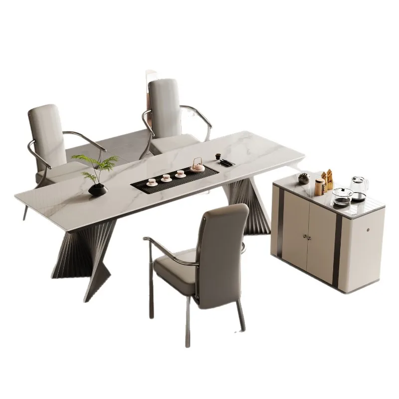 Italian minimalist home armchair, leather back chair, tea chair negotiation