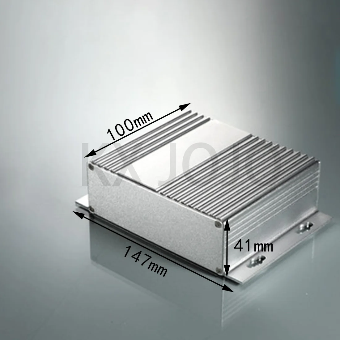 Aluminium Behuizing 147*41*100/150/155mm Split Box Waterdichte Type Case Elektronische Doos DIY Power Behuizing Instrument Zilver/Zwart