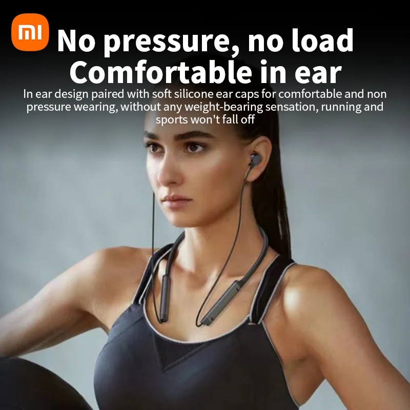 Xiaomi BS09 TWS ENC Wireless Earphone Bluetooth5.3 Headphone Neckband Sport Fitness Earbuds Noise Cancelling HiFi Stereo Headset