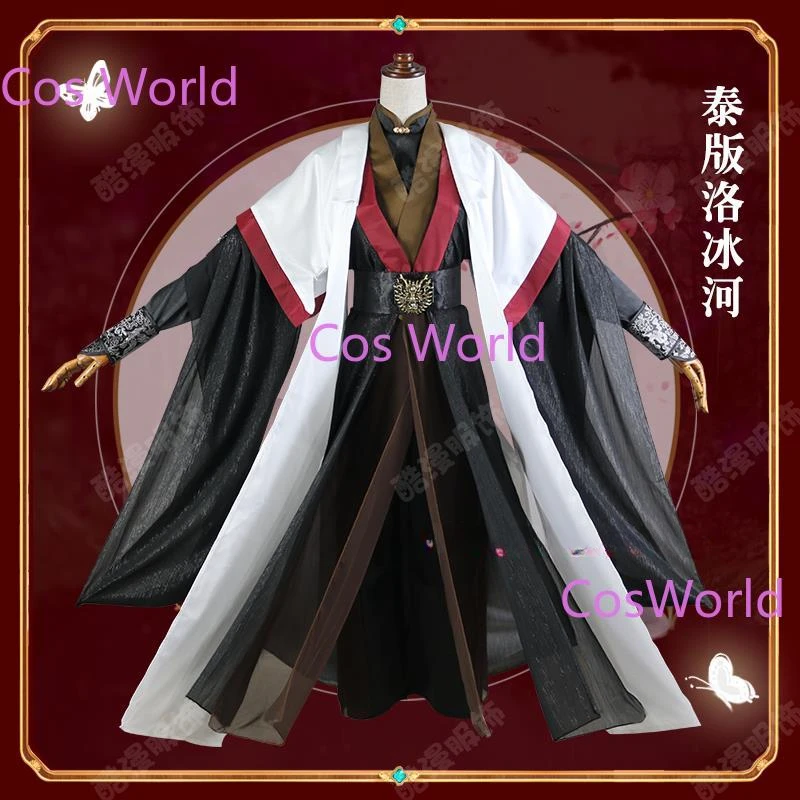 Il sistema salvaspazio del cattivo della spazzatura Anime Luo BingHe Costume Cosplay Costume antico parrucca Cosplay scarpe Prop per Halloween Wome