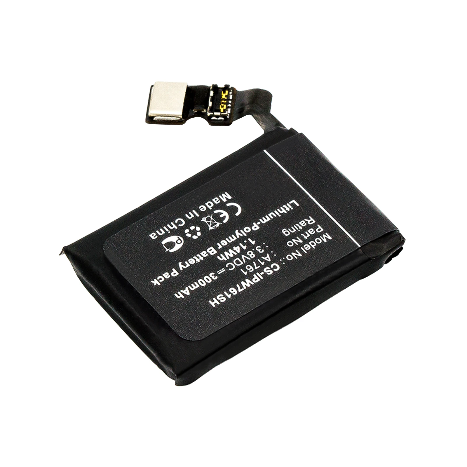

Battery for Watch 2 42mm, Watch A1758, Watch A1817, Watch Series 2 42mm PN: A1761 300mAh / 1.14Wh