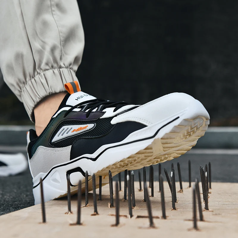 Safety Shoe Men Work Shoes Lightweight Comfortable Safety Sneakers with Steel Toe Caps Breathable Non-Slip male Work Sneakers