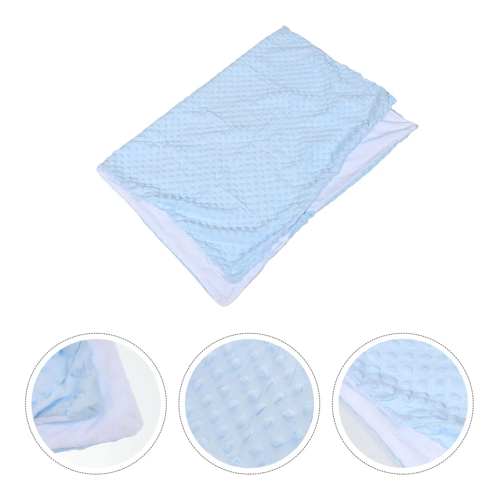 

Sublimation Baby Massage Blanket Soft Double Layer Thermal Warm Air Conditioning Quilt Crib Stroller Use Newborn Toddler Safe