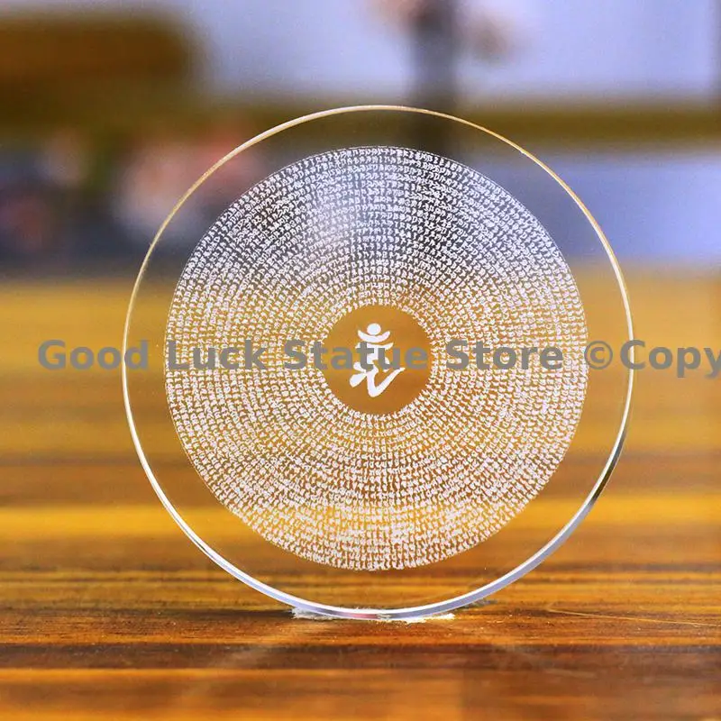 10PCS Wholesale Buddhist supplies Buddhist lama Crystal Shurangama Mantra Release Curse release captive prayer for blessing