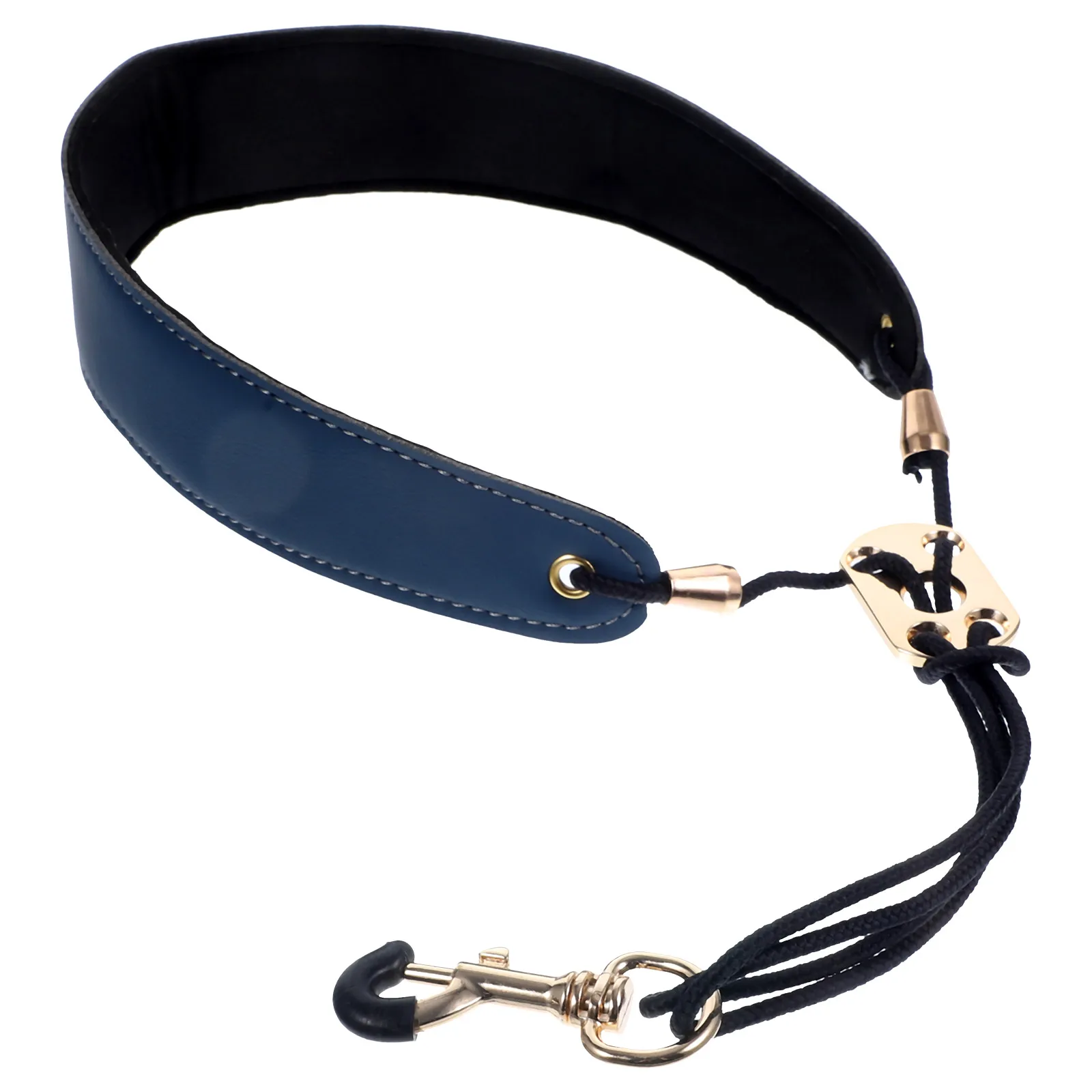 

Saxophone Strap Universal Harness Adjustable Comfortable Neck Shoulder Blue Black Compatible Alto Clarinet Student Adult Musical