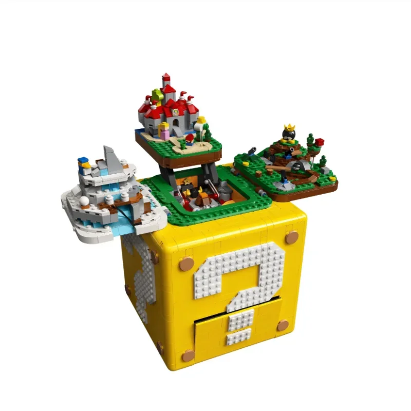 MINISO Diseny MOC 71395 سوبر ماريويد نموذج منزل اللبنات الطوب لعبة التلفزيون الاطفال لعب للأطفال الهدايا